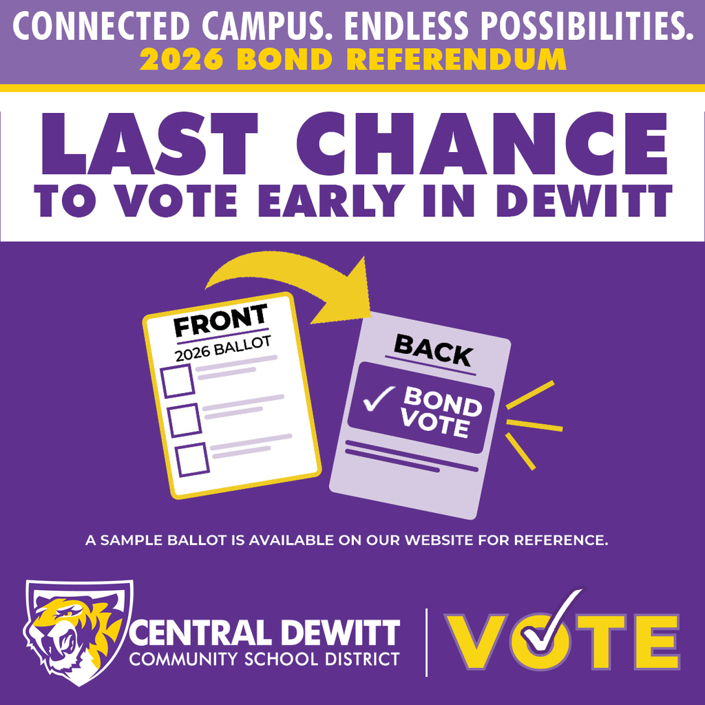Last chance to vote early in DeWitt