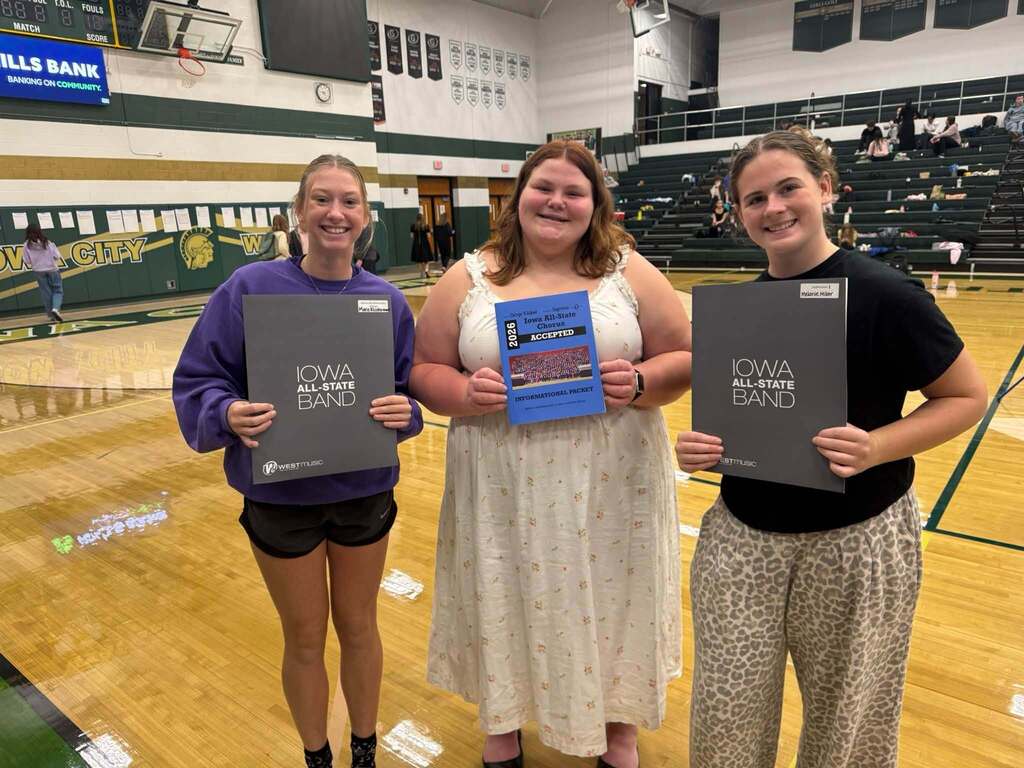 Marie, Onyx and Melanie at All-State Music Auditions