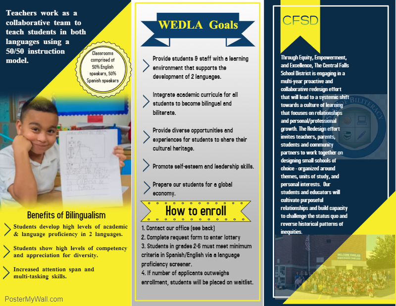 Dual Language Academy Brochure 2 Dual Language Academy Brochure 2