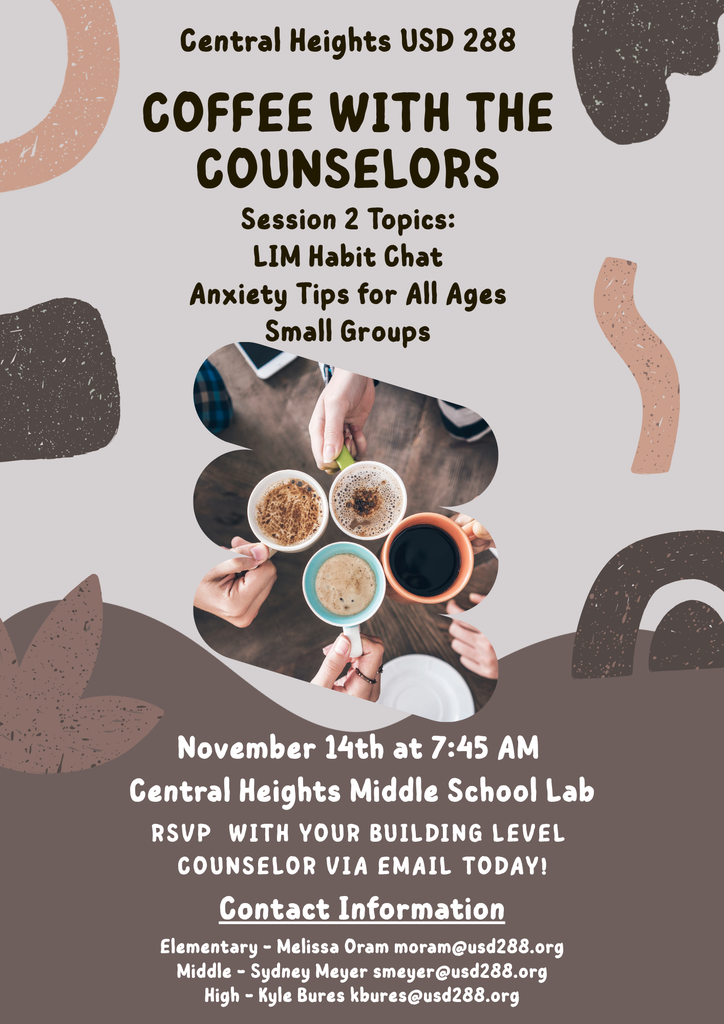 Flyer - Coffee with Counselors