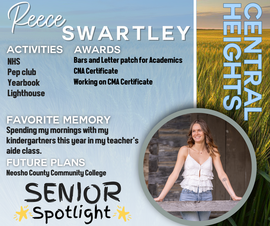 Senior Spotlight Reece Swartley