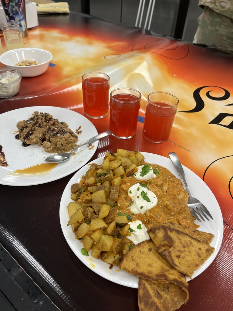 Example of a student meal
