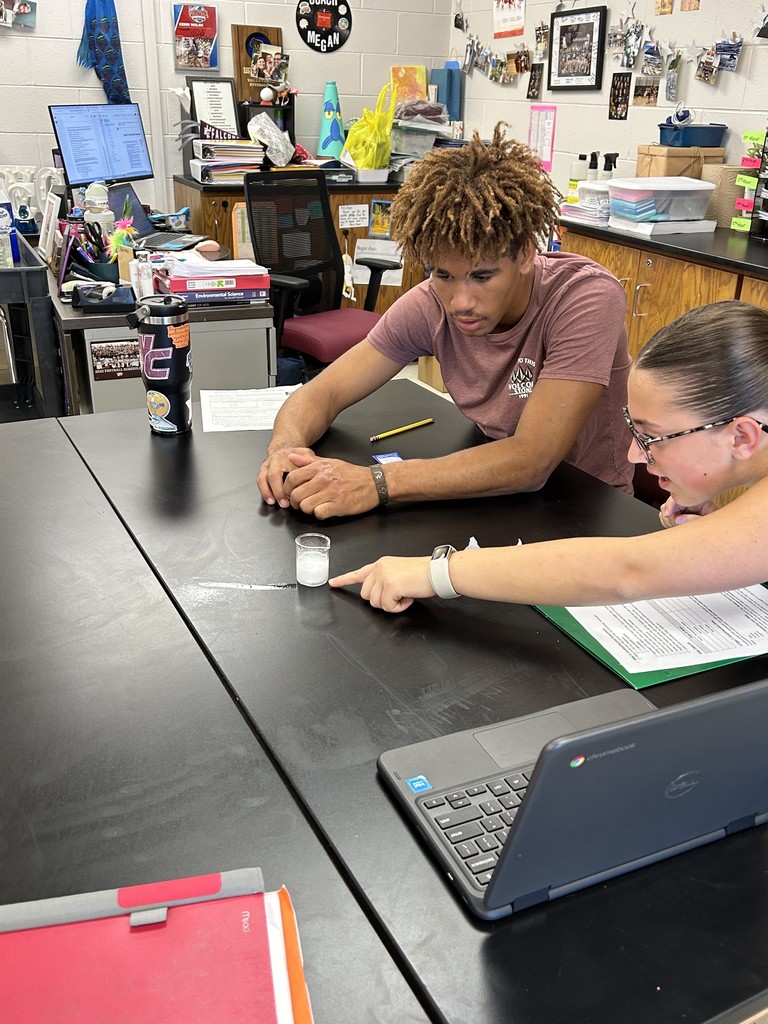 Students working on a lab
