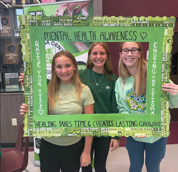 Students with Photo Frame
