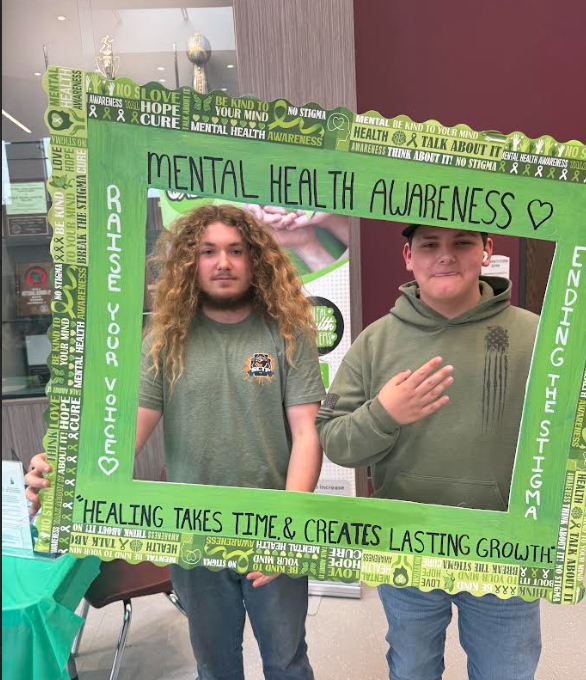Students with Photo Frame