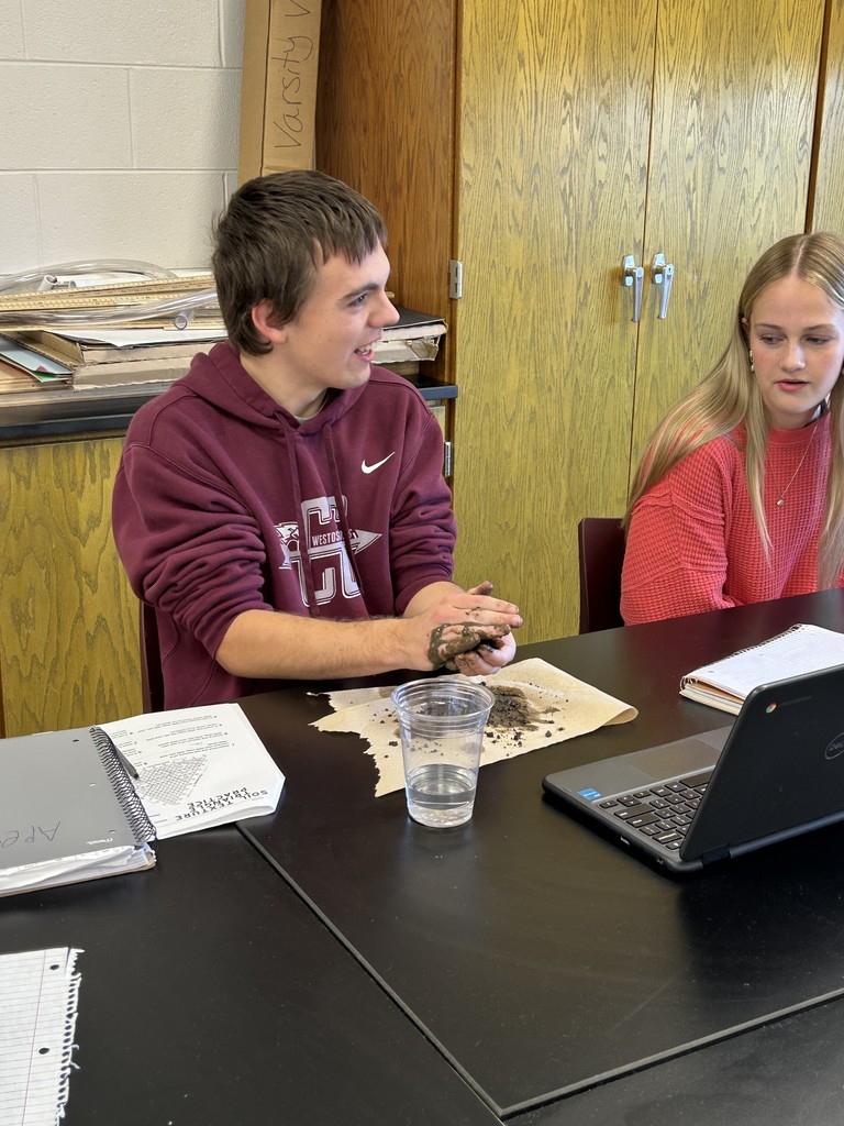 Students working on a lab