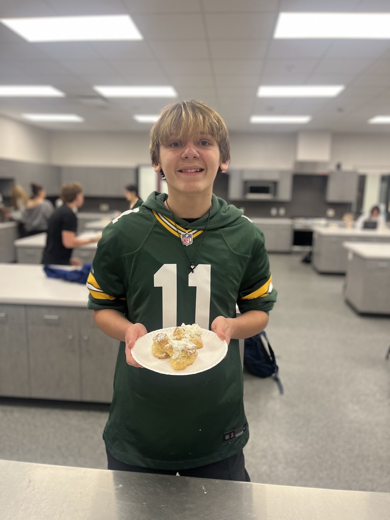 Student with a Cream Puff