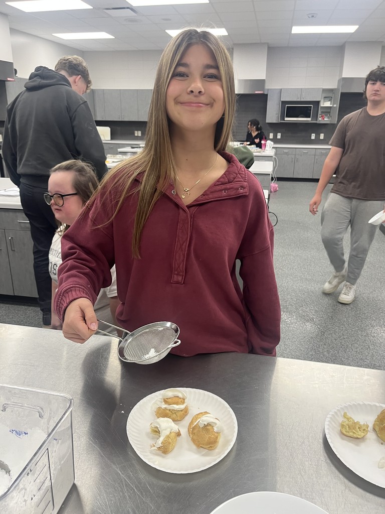 Student with a Cream Puff