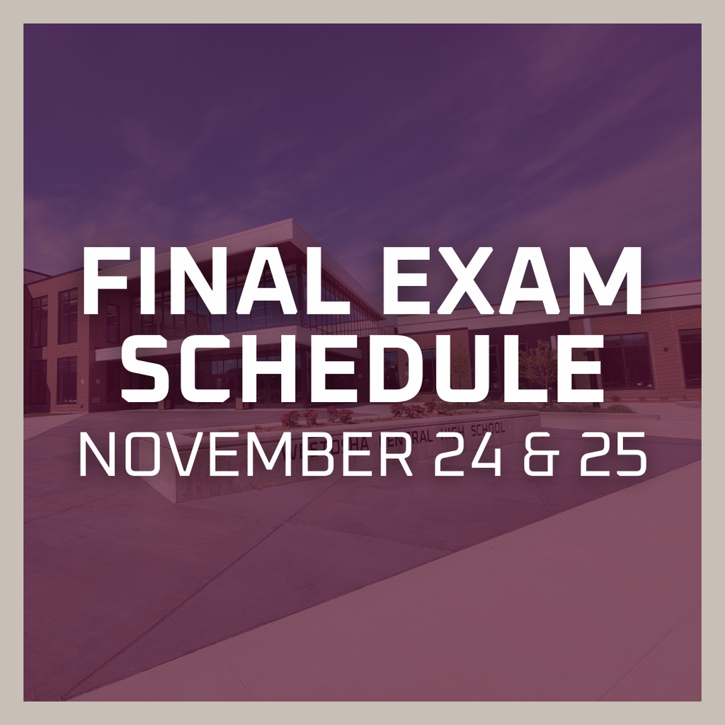 FINAL EXAM SCHEDULE