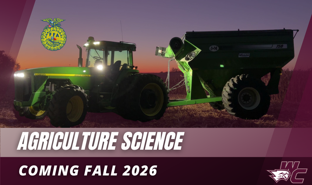 Agriculture Science Coming Fall 2026