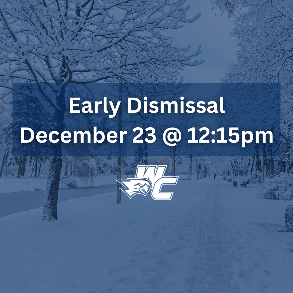 Early Dismissal December 23 @ 12:15pm