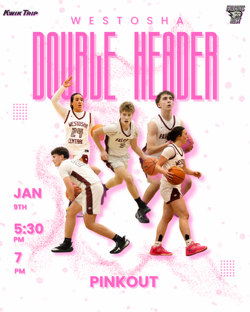 Double Header January 9th Pink Out