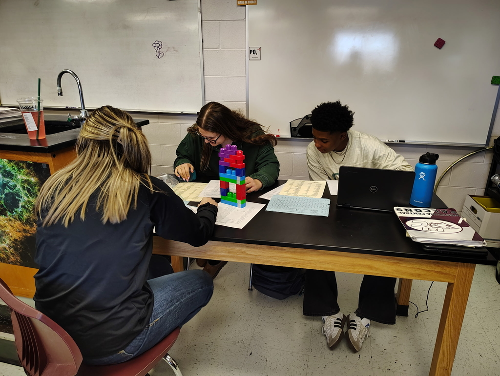 Students working in a classroom