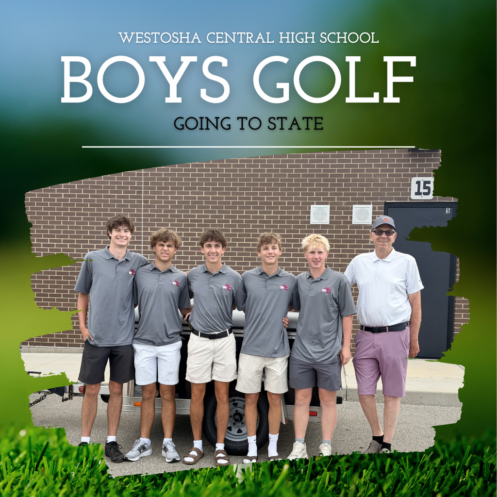 And they're off to the State Golf Tournament! Our Falcons will play in the morning round on Monday and the afternoon round on Tuesday! GO FALCONS! #weAREwestosha