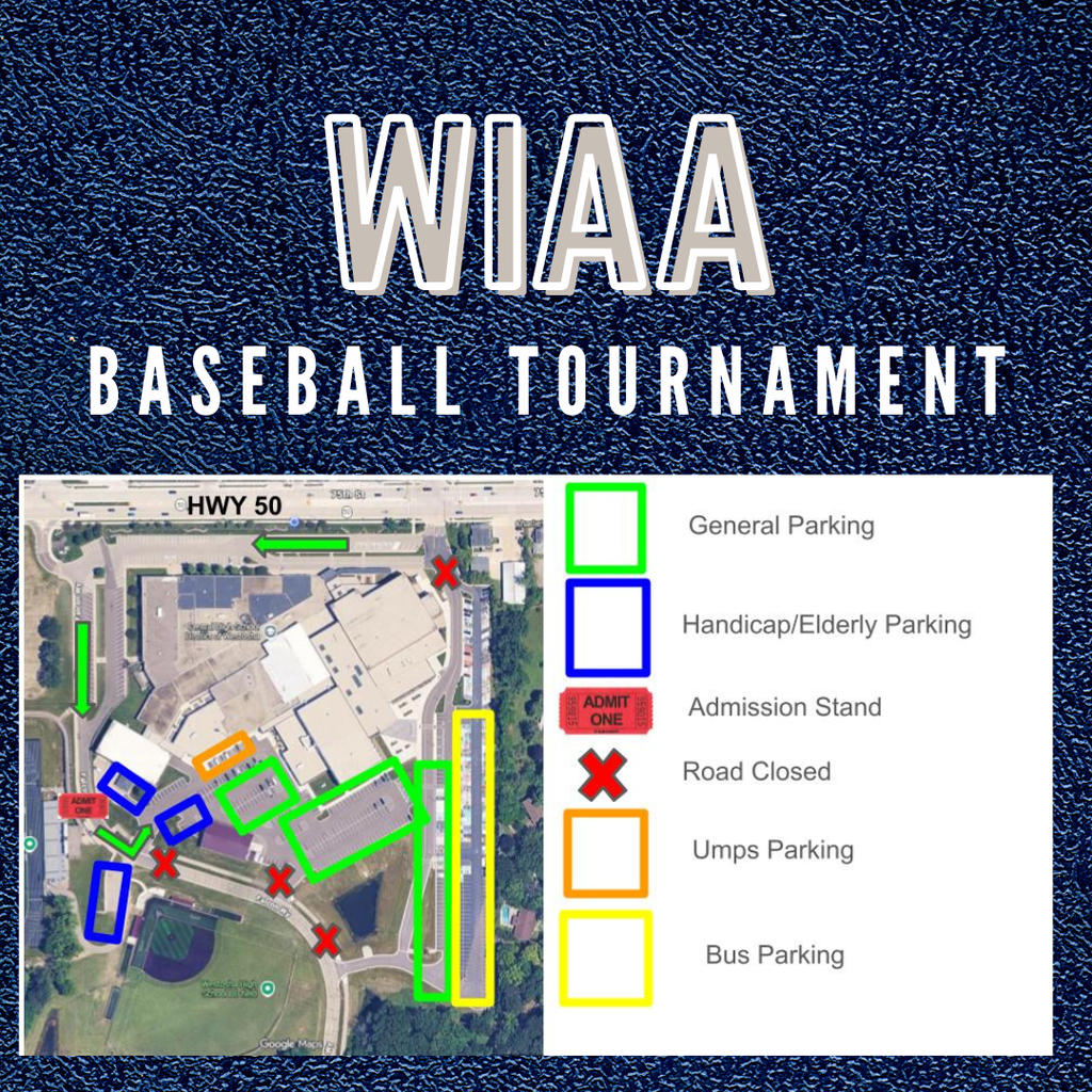 WIAA Baseball Parking Info