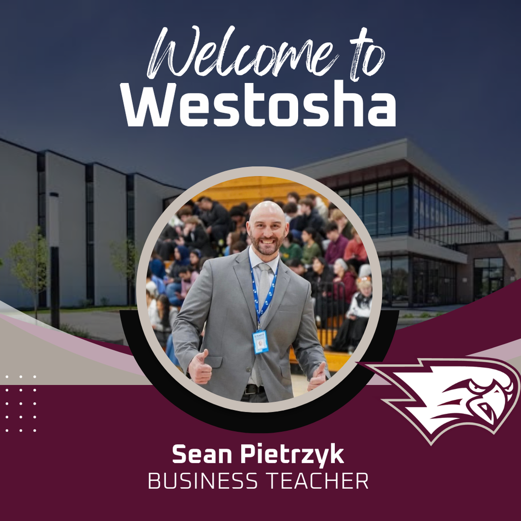 Sean Pietrzyk, new hire at Westosha Central High School