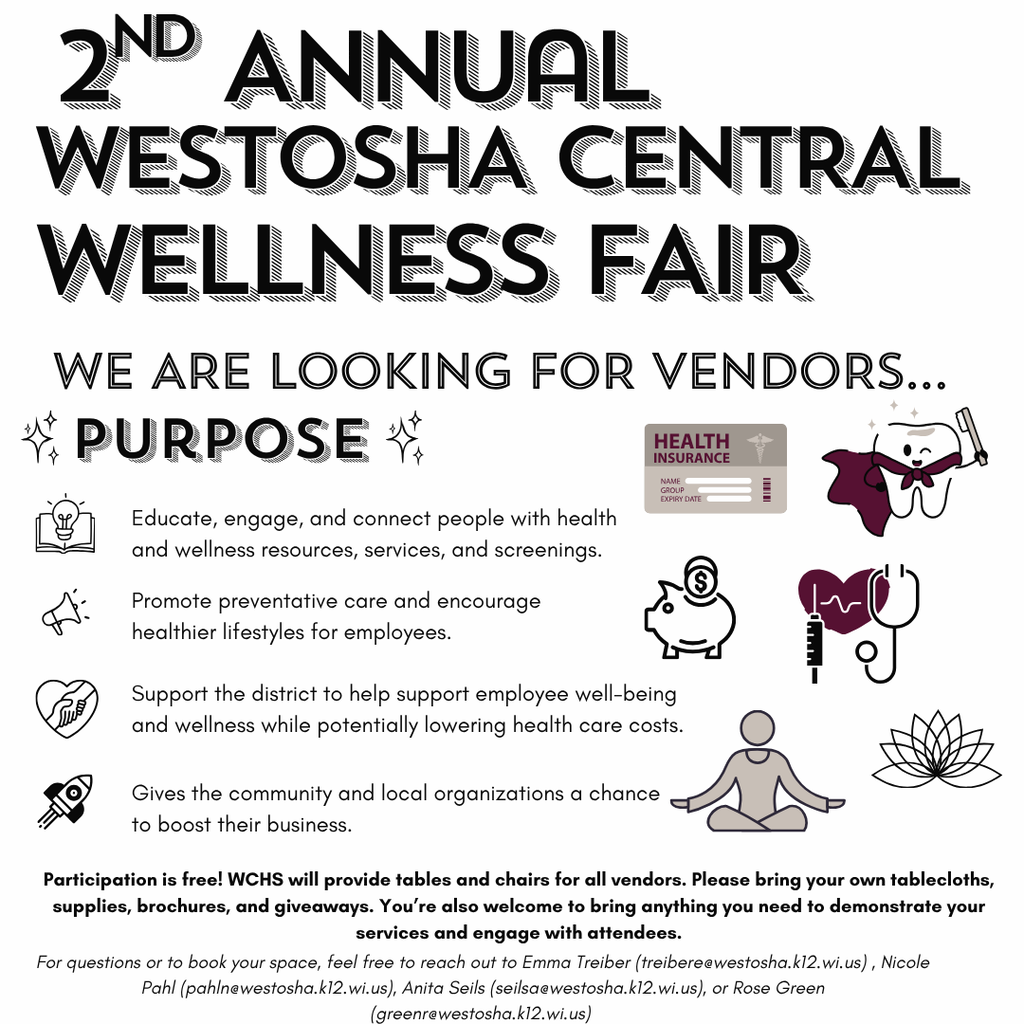 wellness fair flyer