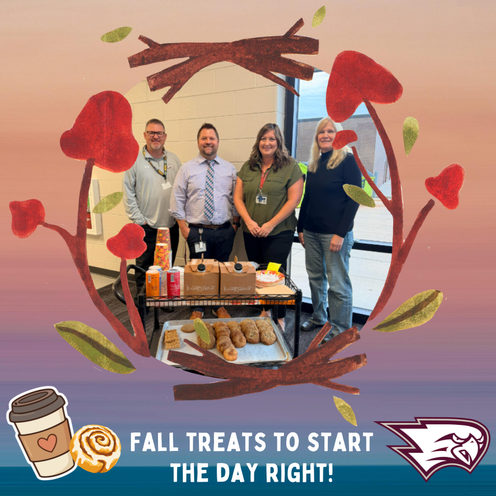 Staff with fall treats