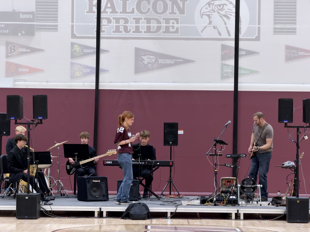 Band on stage
