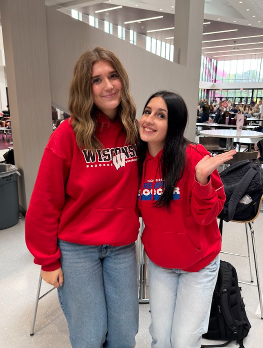 Students in red