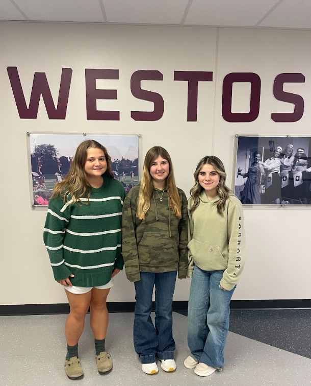 students in green