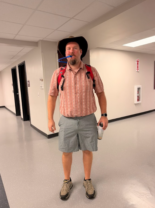Staff dressed up
