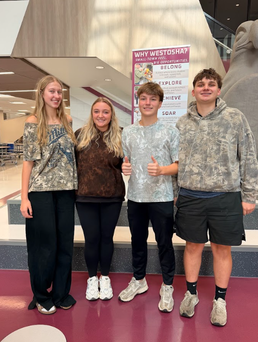 Students dressed up