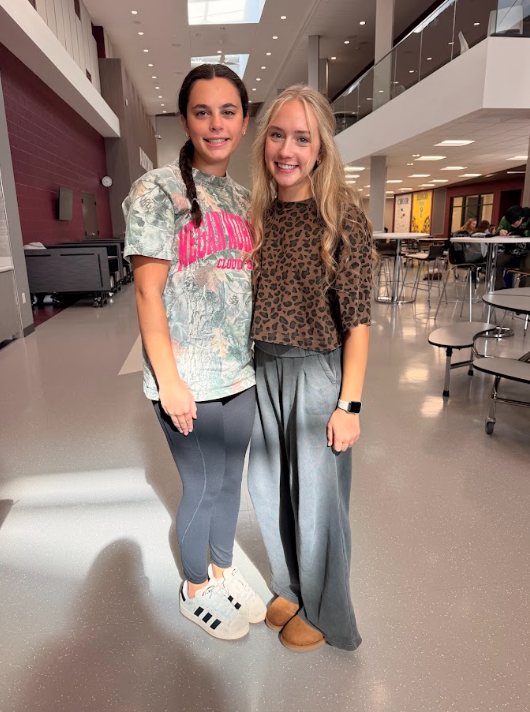 students dressed up