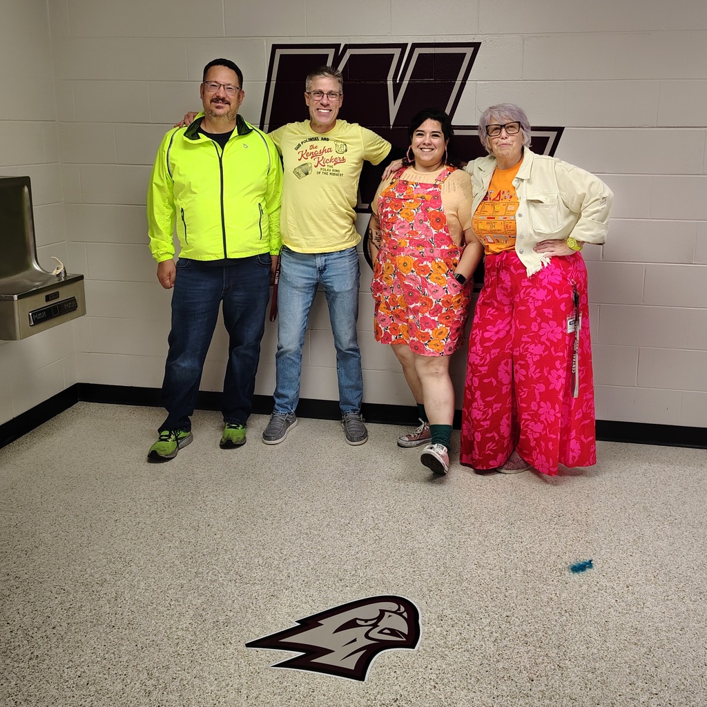 Science teachers dressed up