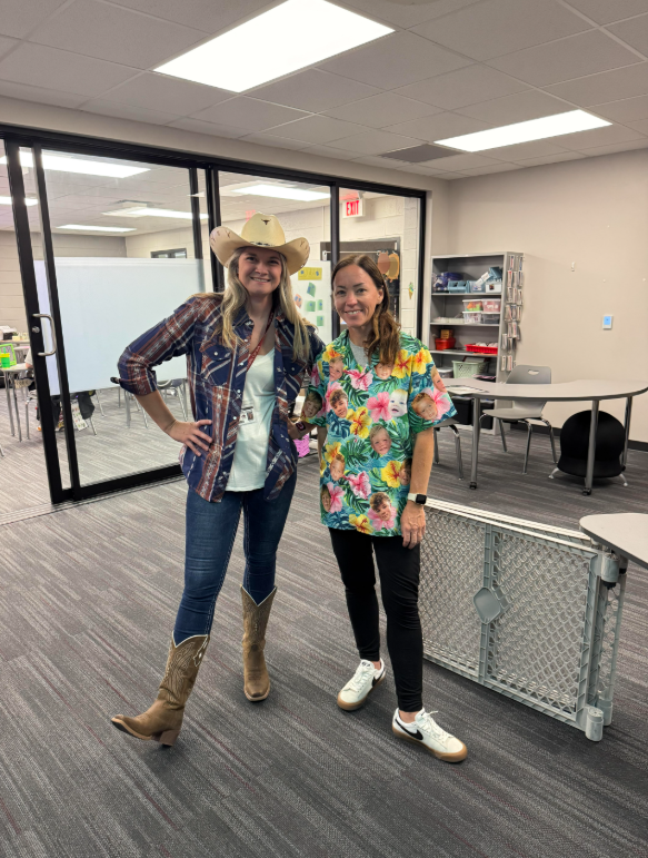 Staff in spirit wear