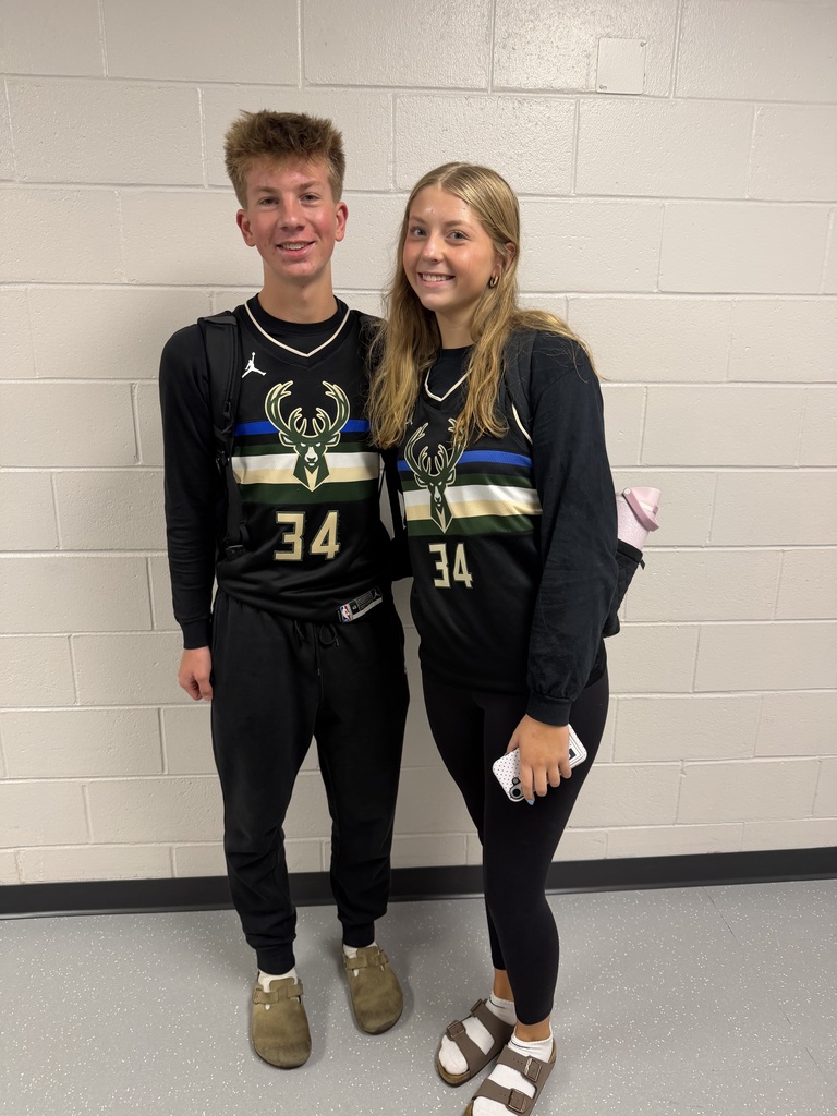 Students in spirit wear