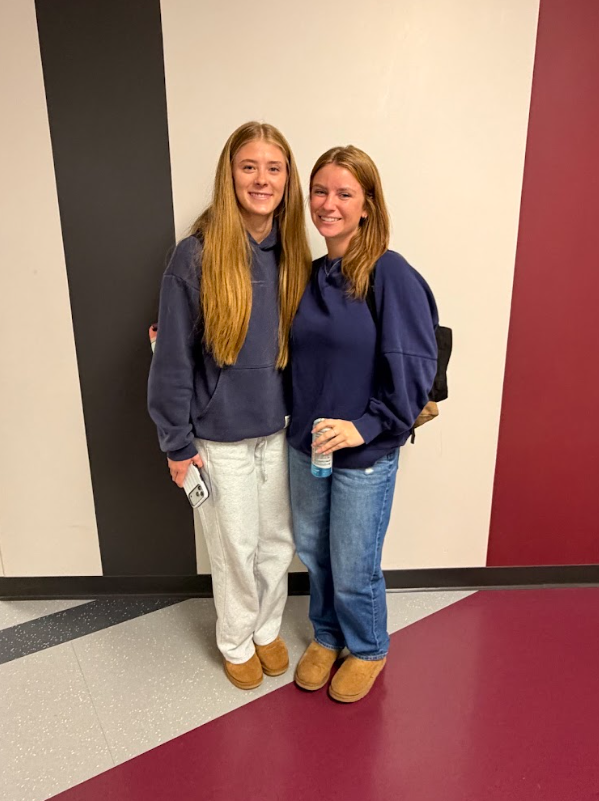 Students in spirit wear
