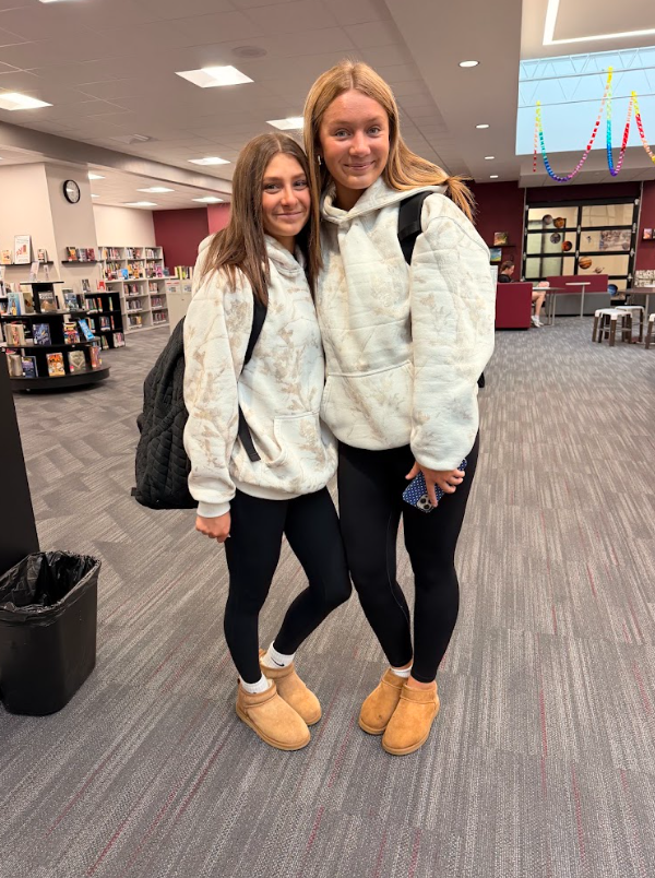 Students in spirit wear