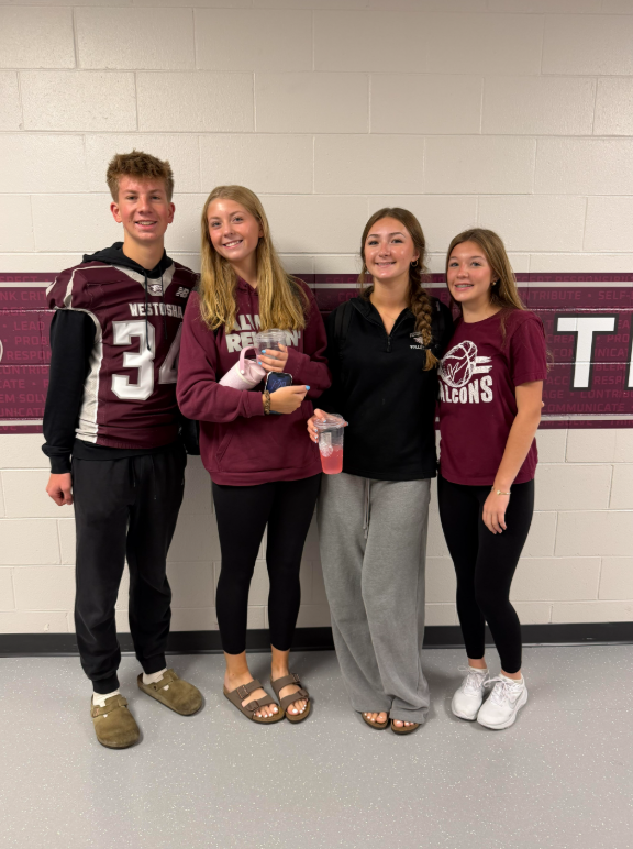 Students in spirit wear