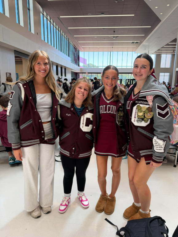 Students in spirit wear