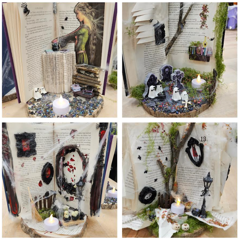 Spooky Book Art
