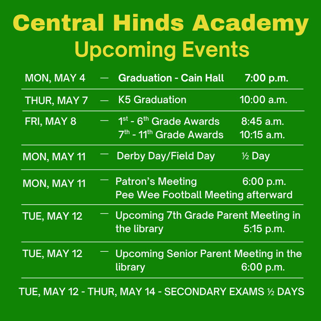 Upcoming Events