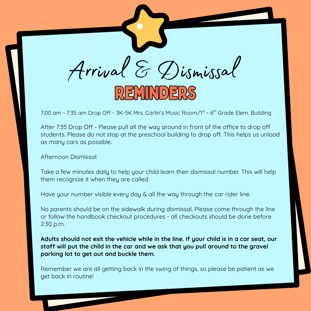 arrival/dismissal