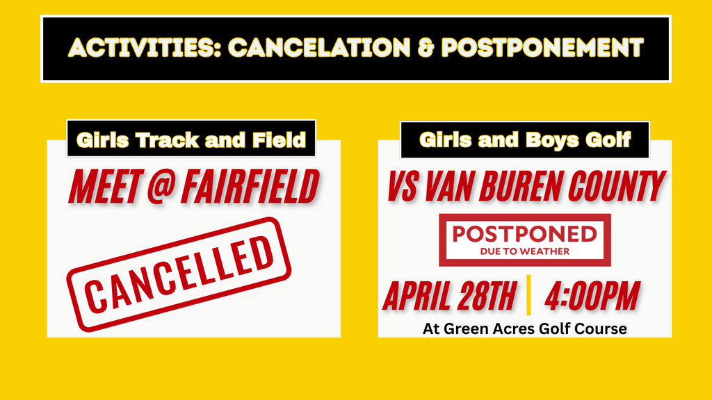 Activities Changes 4-7-26