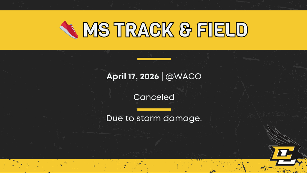 MS Track @ WACO Canceled