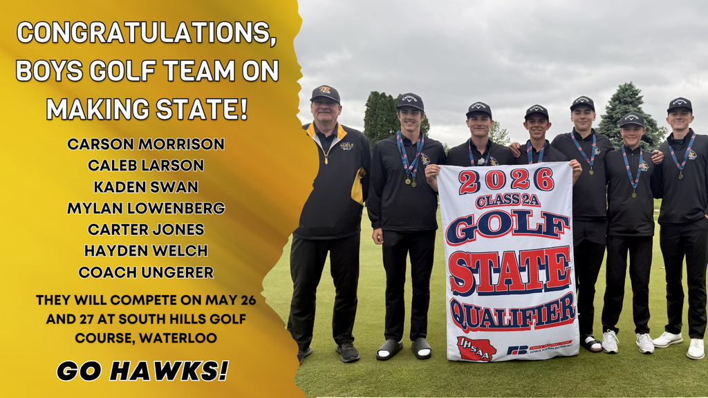 District Golf Champions, State Golf 2026! 