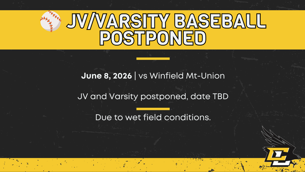 Baseball Canceled 6-8-26