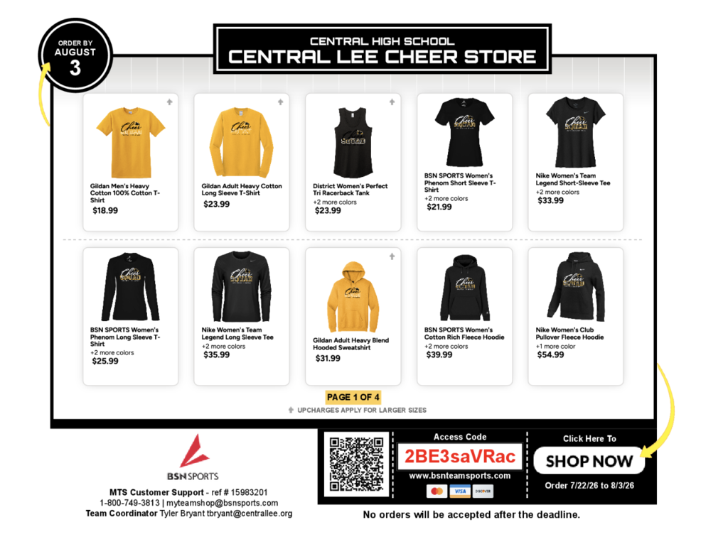 Cheer BSN Store 2026