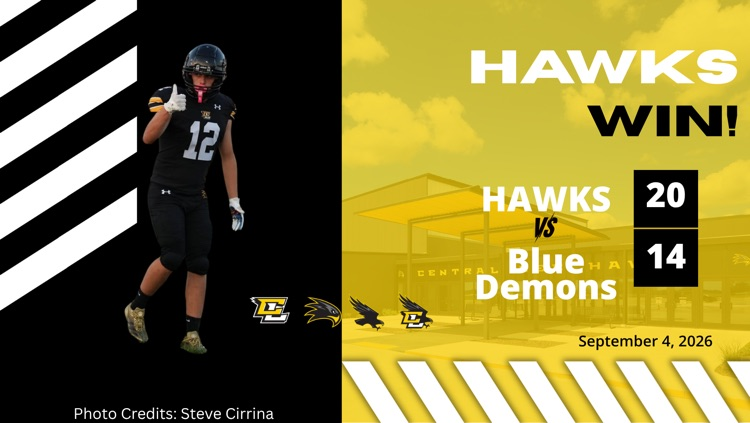 Hawks Football Win 9-4-26