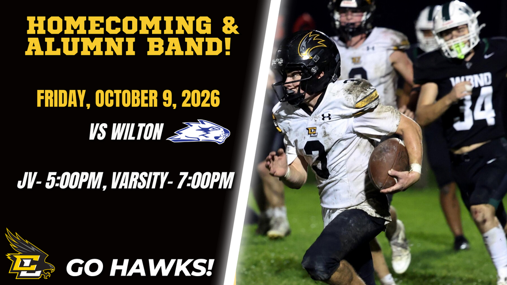 Homecoming Game vs Wilton 10-9-26
