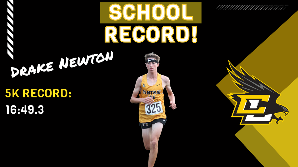 Drake Newton New School Record Cross Country