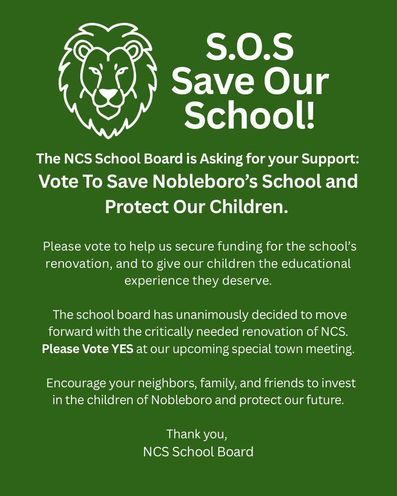 Nobleboro Central School  Bulletin 