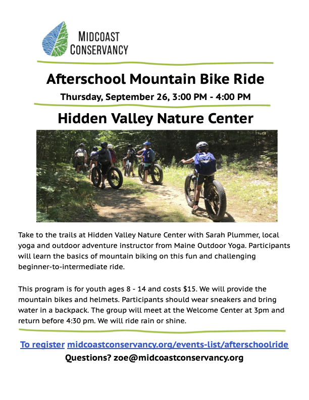 afterschool mountain bike poster