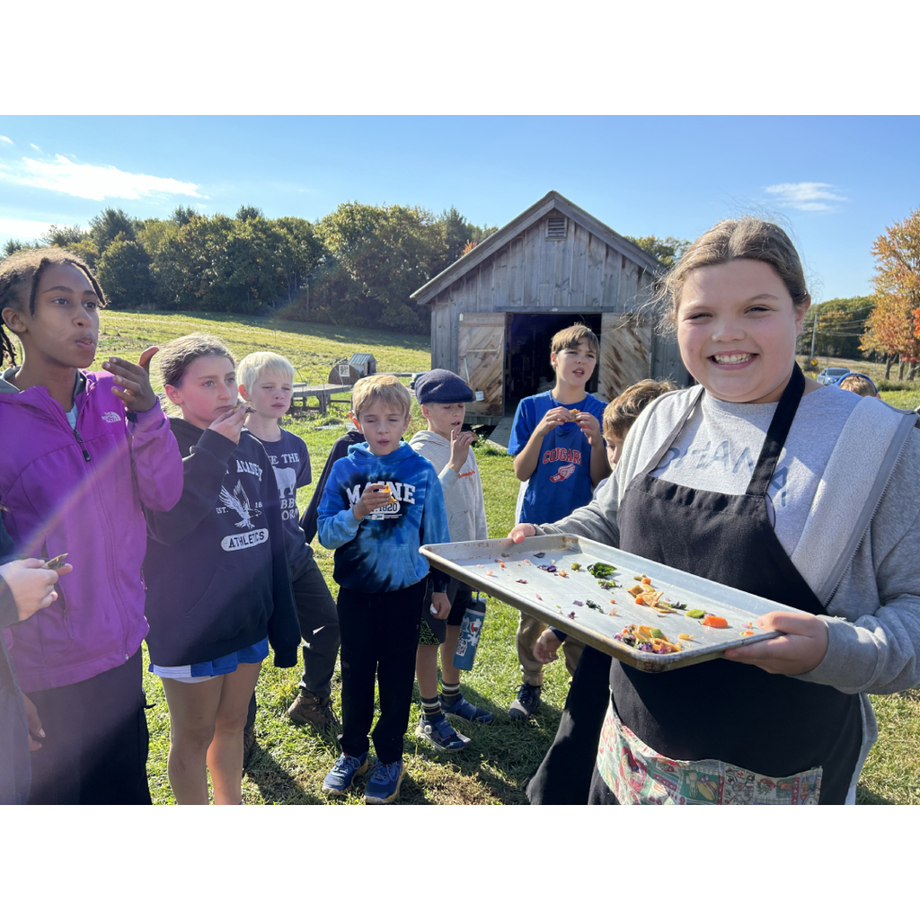 field trip to Twin Villages Foodbank Farm