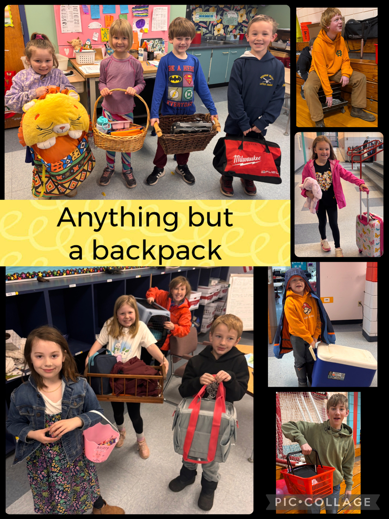 Anything but a backpack day